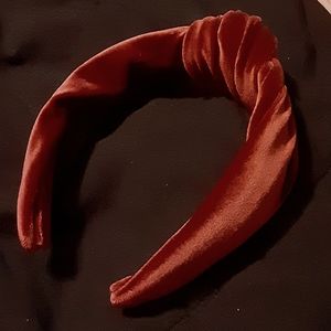 Victoria's Secret PINK Merlot Velvet Head Band